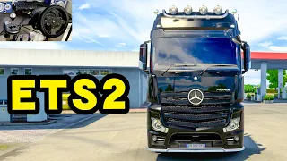 Mercedes Benz New Actros GigaSpace Cargo Transport  Euro Truck Simulator 2  Steering Wheel