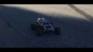 Traxxas Rustler VXL 70 MPH Speed Runs on 3S Lipo