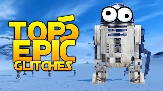 Star Wars Battlefront Top 5 EPIC GLITCHES: Reverse A-Wing, Seppuku & Inbred R2-D2!