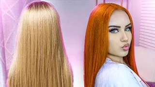 WIG TRANSFORMATION | FROM BLONDE TO GINGER