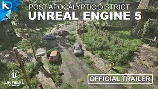 Post Apocalyptic District- Unreal Engine 5 (2.0 update) #GameDev #UE5