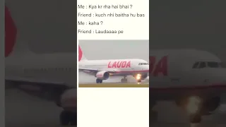 Lauda plane😂😂😂😂😂😂😂😂😂😂#aeroplane