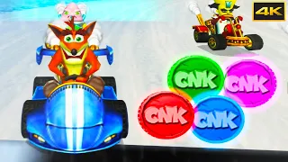 Crash Nitro Kart 4K Gameplay | All CNK Tokens