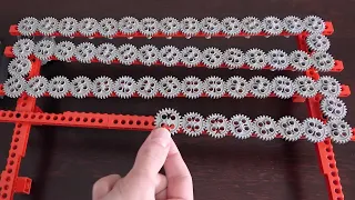 Making the Longest 1:1 Lego Gear Train