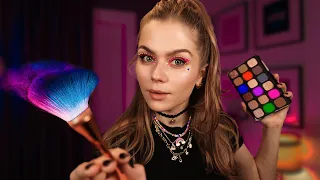 ASMR Doing Your EUPHORIA Makeup Role Play.  Personal Attention