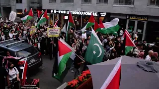 Pro-Palestinian Protest Of The 76th Anniversary of the Nakba In Montréal May 15 2024 RME 5227