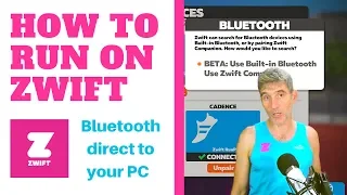 How to Run on Zwift | Direct Bluetooth to PC