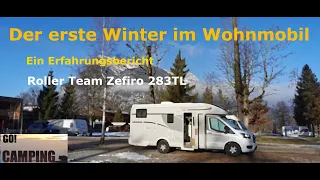 Der erste Winter im Wohnmobil!! Roller Team Zefiro!! 500 € für nichts!!