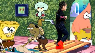 Squidward kicks All Spongebob Characters out of his house