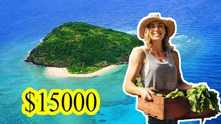 A girl bought an abandoned island in the ocean for $15000 and made something incredible on it