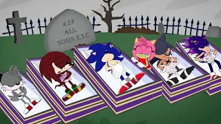 All Sonic.EXE Funeral | FNF Animation Sonic / Come and Learn With Pibby / Antoons