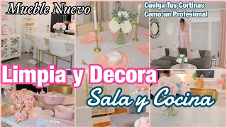 DECORACIÓN SAN VALENTÍN 2024💓 IDEAS PARA DECORAR SALA Y COCINA| VALENTINE’S DAY DECOR #cleanwithme