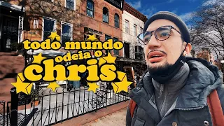 FUI NA CASA DO CHRIS no BROOKLYN | Tour em Bedstuy, É Perigoso?