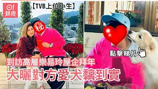 TVB上位小生到訪高層樂易玲屋企拜年 大曬對方愛犬黐到實｜01娛樂｜樂易玲｜拜年