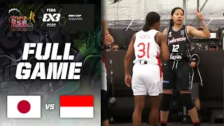 Japan v Indonesia | Women | Full Game | FIBA 3x3 Asia Cup 2022