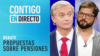 ¿TERMINAR CON LAS AFP? Las antagónicas propuestas de JA Kast y Gabriel Boric - Contigo en Directo