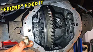 Customer States His Friend Fixed The Rear Differential But It's Still Noisy