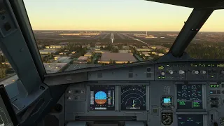 Msfs2020 Ultra Settings A320 Approach and Landing into ORD/KORD