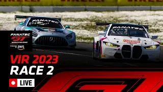 LIVE | Race 2 | Virginia | Fanatec GT World Challenge America Powered by AWS 2023