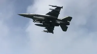 F-16 landing at Leeuwarden EHLW | Frisian Flag 2023