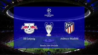 PES 2020 - RB Leipzig Vs. Atletico Madrid UEFA Champions League Quarter Finals Full Match | HD