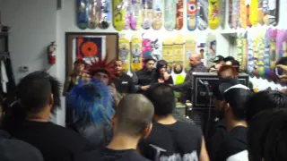 The Casualties at Programme Skate Shop (1/7/15)