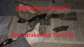 Nissan Frontier Rear Brake Pad Replacement