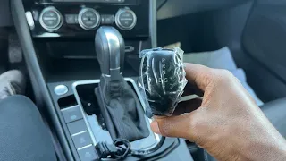 Vw mk7 jetta led shift knob install diy retrofit