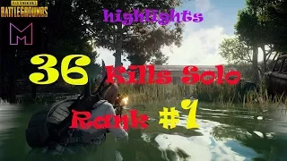 PUBG Highlights - MarcoOPz 36 kills SOLO vs SQUAD || PlayerUnknown's Battlegrounds