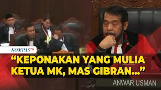 Momen Ketua MK Anwar Usman Diinterupsi Pemohon, Sebut Nama Gibran!