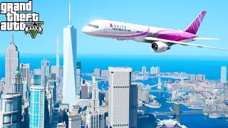 Delta Airlines Breast Cancer Awareness Flight From Liberty City To Los Santos In GTA 5