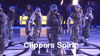 Clippers Spirit (Los Angeles Clippers Dancers) - NBA Dancers - 11/11/2019 dance performance