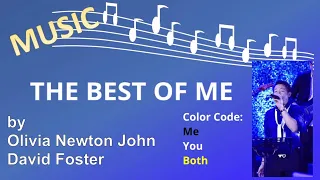 The Best of Me by Olivia Newton John & David Foster (Videoke male part)