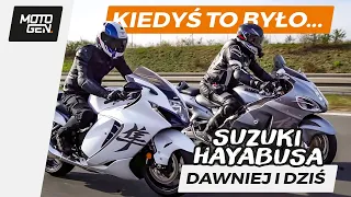 Suzuki Hayabusa - dawniej i dziś! ⏳ Pierwsza generacja vs najnowszy model 💥 Kiedyś to było...