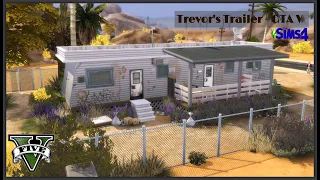 Trevor's Trailer from GTA V | The Sims 4 | Stop Motion Build | No CC