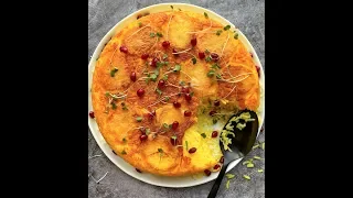 How to Make Crispy Persian Potato and Saffron Tahdig