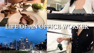 Life of an office worker in Singapore | outfits, Michelin guide restaurant, shopping