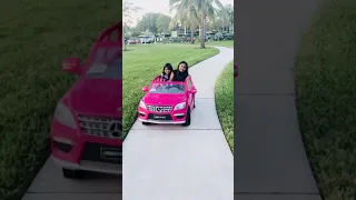 Our pink Mercedes crazy ride