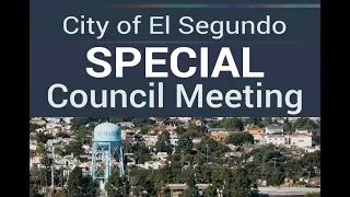 Special Council Meeting Budget Workshop III - Tuesday, September 4, 2018