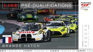 LIVE | Pre-Qualifications | Brands Hatch | Fanatec GT Europe 2024 (Français)
