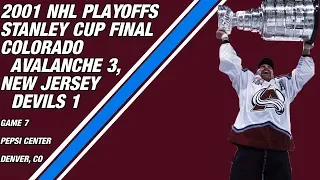 2001 NHL Stanley Cup Final Game 7: Colorado Avalanche 3, New Jersey Devils 1