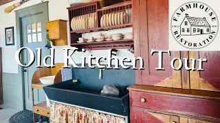 Farmhouse Diaries | Old Kitchen Tour | Cozy Cottagecore | Unfitted Kitchen