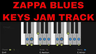 Zappa Style Jam Track | Keyboard / Piano / Synth Minor Blues Backing Track (D Minor)