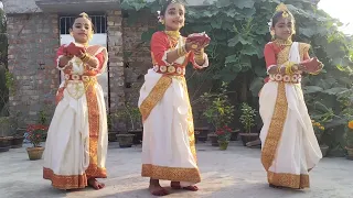 Aguner poros moni Dance cover by Rai,Pritha,Joyeta