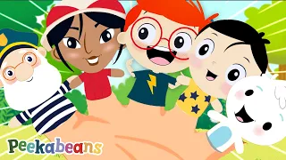 Finger Family Song with Peekabeans | #kidssongs & #nurseryrhymes