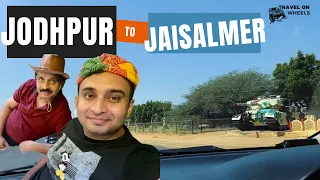 Jodhpur to Jaisalmer Via Pokhran | Military Tanks On NH | Best Place to Stay in Jaisalmer