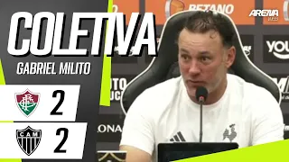 COLETIVA GABRIEL MILITO | Fluminense 2 x 2 Atlético-MG - Brasileirão 2024