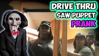 Drive Thru Saw Puppet Prank