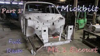 Mk 1 Escort restoration/Workshop tour  - Episode 1