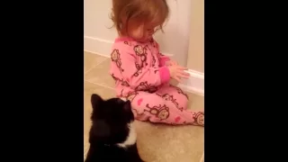 Cat attacks baby *must see*